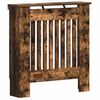 vidaXL Radiatorafdekking Gerookt eiken 78 x 19 x 81,5 cm Bewerkt hout