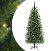 vidaXL Kunstkerstboom met 150 LED met standaard Groen 150 cm PE en PVC