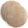 vidaXL Kussensloop 2 st HEERLEN Taupe &Oslash; 40 cm Chenille Stof