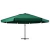 vidaXL Parasol met aluminium paal 600 cm groen