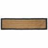vidaXL Vloerkleden Donkergrijs 60 x 300 cm Jute