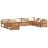 vidaXL Sofa-Sets 9 pcs Naturel Massief Acaciahout