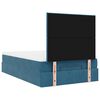 vidaXL Ottoman bed met matrassen 120x190cm fluweel donkerblauw