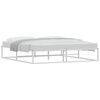 vidaXL Bedframe zonder matras 180x200 cm wit