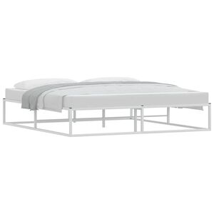 vidaXL Bedframe zonder matras 180x200 cm wit