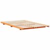 vidaXL Bedframe Wasbruin 120 x190 cm Massief grenenhout