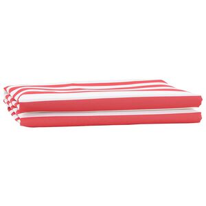 vidaXL Vervangingsdoek voor zonnescherm Rood en Wit 1000 x 160 cm