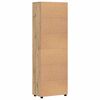 vidaXL Hoge kast FLORIN Artisan Eiken 60 x 35 x 182 cm Bewerkt hout