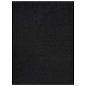 vidaXL Deurmat 60x80 cm zwart