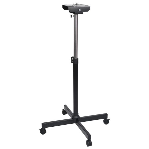 vidaXL Huisdierenf&ouml;hn enkele motor met standaard kunststof staal zwart