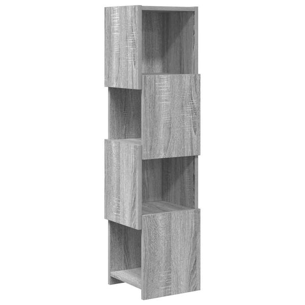 vidaXL Hoekkast Wit 25,5x25x102cm Bewerkt hout