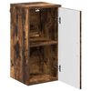 vidaXL Badkamer Kast Wandgemonteerd Gerookt eiken 30 x 31,5 x 61 cm