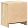 vidaXL Nachtkastje met lade 39x28x41 cm sonoma eikenkleurig