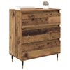 vidaXL Dressoir met lade Oud Hout 60 x 35 x 70 cm Bewerkt hout
