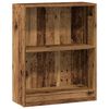 vidaXL Boekenkast 60x24x76 cm bewerkt hout oud houtkleurig