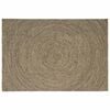 vidaXL Vloerkleden Naturel en Zwart 160 x 230 cm Jute