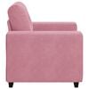 vidaXL Sofastoel Roze 100x78x80 cm Fluweel