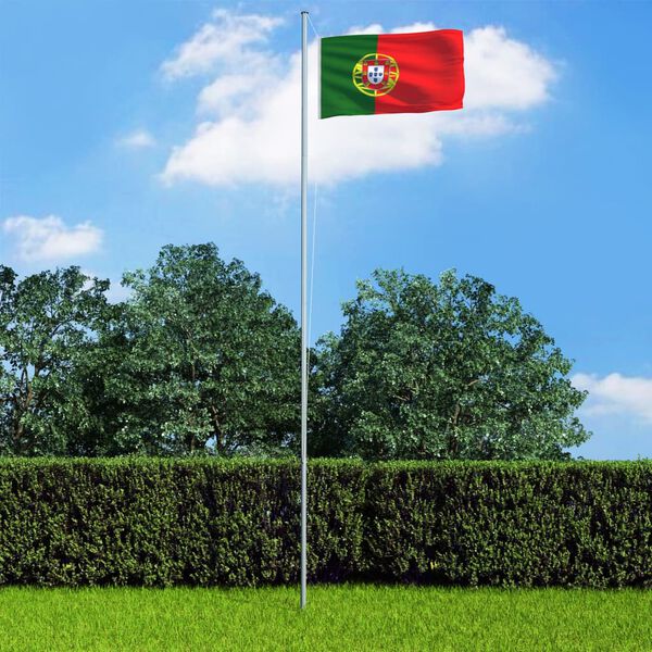 vidaXL Vlag Portugal 90x150 cm