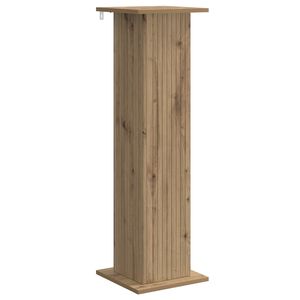 vidaXL Plantenstandaard Artisanaal eiken 30,5 x 30 x 100,5 cm