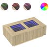 vidaXL Salontafel met Infinity LED 116x69x40 cm sonoma eikenkleurig
