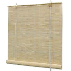 vidaXL Rolgordijn 140x220 cm bamboe naturel