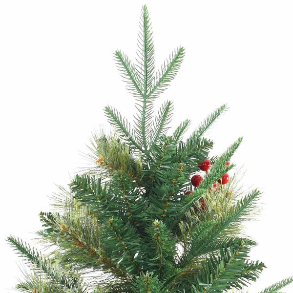 vidaXL Kunstmatige Inklapbare Kerstboom Groen 180 cm PVC, PE en Staal