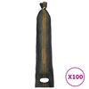 vidaXL Zandzakken 100 st 103x25 cm HDPE donkergroen