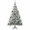 vidaXL Artificial Pre-lit Kerstboom met Ballenset Groen 150 cm