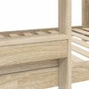 vidaXL Bunk Bed voor Kinderen Sonoma Eiken 80 x 160 cm Bewerkt hout