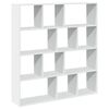 vidaXL Boekenkast 132x29x141,5 cm bewerkt hout wit