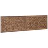 vidaXL Bed Hoofdbord Naturel Massief Teakhout