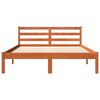 vidaXL Bedframe zonder matras massief grenenhout wasbruin 120x190 cm