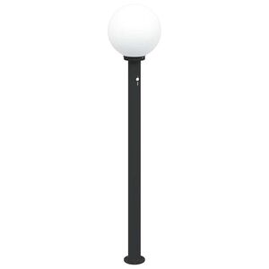 vidaXL Bolderverlichting met sensor 120 cm zwart IP44