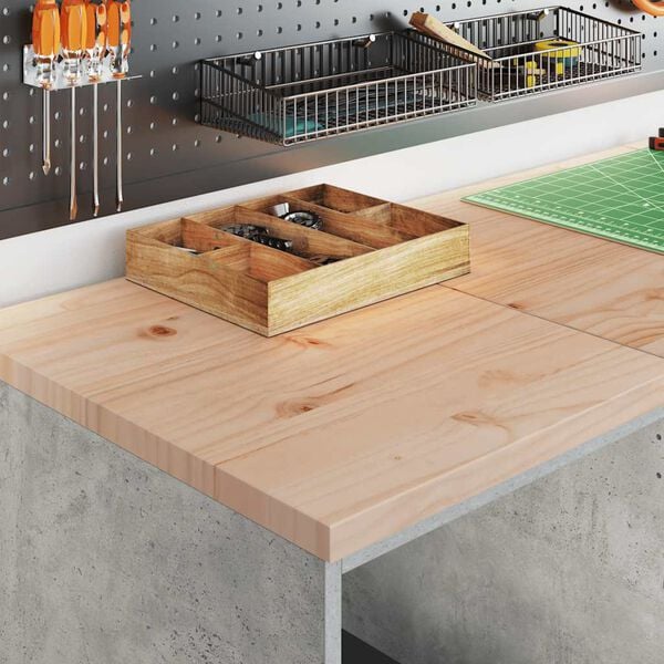 vidaXL Garagekast 40x51x85 cm massief grenenhout betongrijs