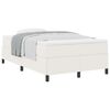 vidaXL Boxspringbed Cr&egrave;mekleurig 120 x 190 cm Katoen Stof