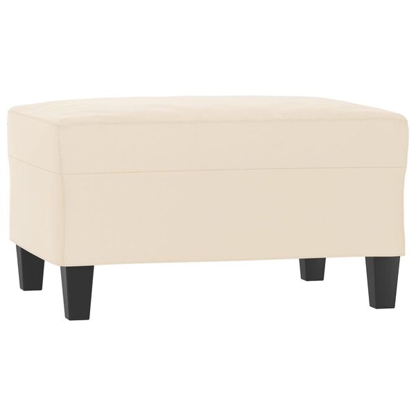vidaXL Voetenbank 70x55x41 cm microvezelstof beige