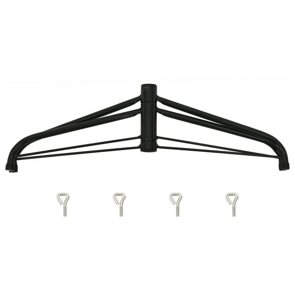 vidaXL Kerstboomstandaard 80x80x17 cm