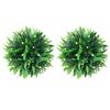vidaXL Kunstbuxusballen met LED-verlichting 2 st 20 cm groen