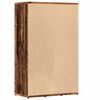 vidaXL Boekenkast 50x25x80 cm bewerkt hout oud houtkleurig