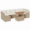vidaXL Tuinbankenset 8 st Beige en Cr&egrave;me