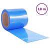 vidaXL Deurgordijn 200x1,6 mm 10 m PVC blauw