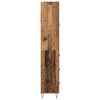 vidaXL Hoge kast met lade 2 pcs Oudhout Bewerkt hout