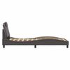 vidaXL Bedframe "Viana" zonder matras kunstleer grijs 80x200 cm