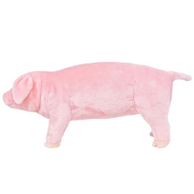 vidaXL Speelgoedvarken staand XXL pluche roze