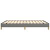 vidaXL Bedframe zonder matras stof donkergrijs 140x200 cm