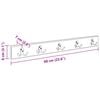 vidaXL Hanger Bruin 60 x 7 x 8 cm Massief Gerecycled Hout