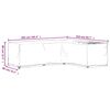 vidaXL Tuinmeubelhoezen L-vormig 2 st 16 oogjes 260x210x80 cm