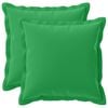 vidaXL Kussensloop 2 st HOUTEN Groen 30 x 30 cm Polyester
