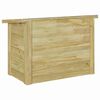 vidaXL Opbergbox Naturel 80 x 44,5 x 57,5 cm Ge&iuml;mpregneerd grenenhout