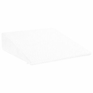 vidaXL Wedge Kussen 69 x 64 x 19 cm Medium Traagschuim Wit